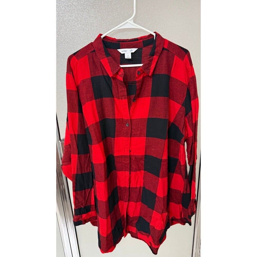 Old Navy Buffalo plaid shirt 3X